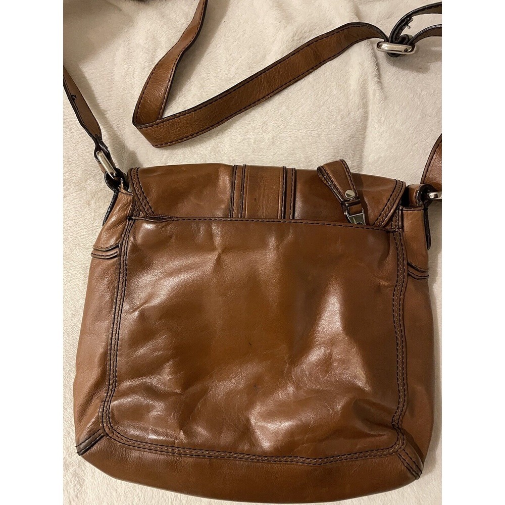 Fossil Shoulder Bag Crossbody Bag Leather Brown Shoulder‎ Bag Messenger Bag - Picture 6 of 9